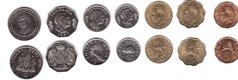 Танзанія - набір 7 монет 5 10 10 50 Senti 1 5 10 Shilings 1976 - 1993 - UNC