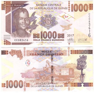 Guinea - 1000 Francs 2017 - UNC