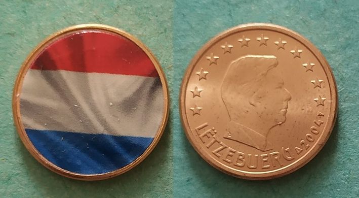 Luxembourg - 1 Cent 2004 - flag - UNC / aUNC