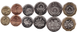 Cape Verde - 5 pcs x set 6 coins - 1 5 10 20 50 100 Escudos 1994 - UNC