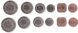 Suriname - 5 pcs x set 6 coins 1 5 10 25 100 250 Cent 1988 - 2015 - UNC / aUNC
