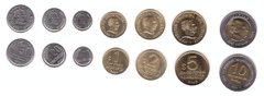 Уругвай - набор 7 монет 10 20 50 Centesimos 1 2 5 10 Pesos 1994 - 2008 - UNC