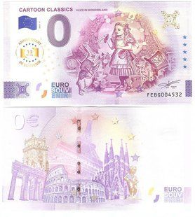 Мальта - 0 Euro 2025 - Аліса в країні чудес / Alice in Wonderland - UNC
