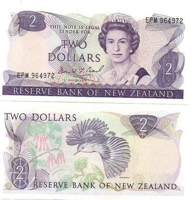 New Zealand - 2 Dollars 1981 - 1992 - Pick 170c - XF