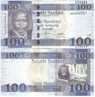 South Sudan - 100 Pounds 2019 - P. 15 - UNC
