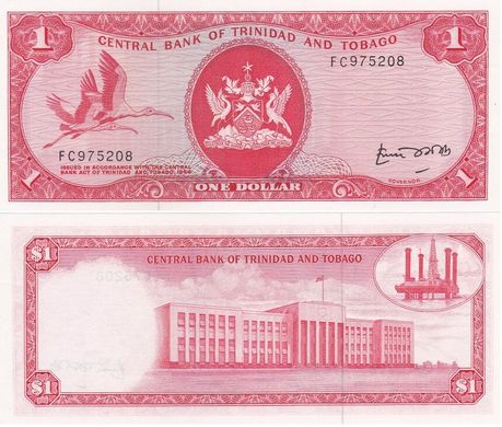 Тринидад и Тобаго - 1 Dollar 1977 ( 1964 ) - Pick 30b - UNC