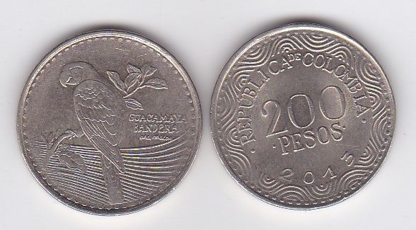 Колумбія - 200 Pesos 2013 - XF