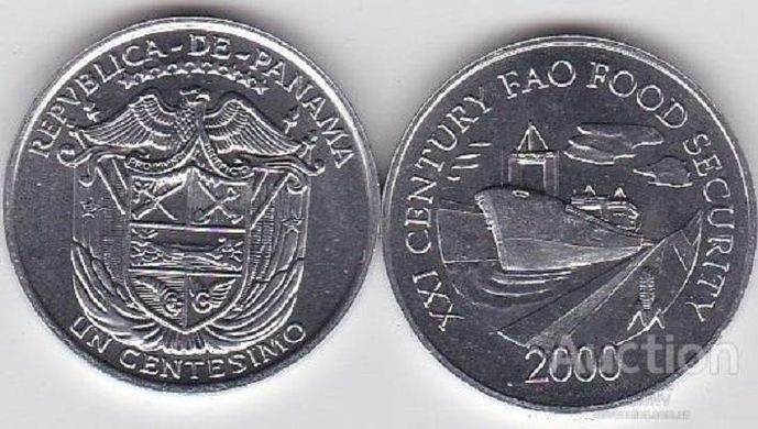 Panama - 1 Centesimo 2000 - FAO - UNC