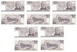 Argentina - 5 pcs x 50 Pesos 1976 - 1978 - P. 301a(2) - UNC