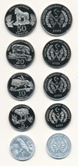 Сахарская АДР - набор 5 монет 1 2 5 20 50 Pesetas 2020 - UNC