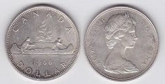 Canada - 1 Dollar 1966 - silver - VF