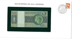 Бразилія - ​​1 Cruzeiro 1972 - 1980 - Pick 191A - UNC Banknotes of all Nations в конверті