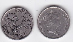 Бермудские острова / Бермуды - 10 Cents 1997 - VF