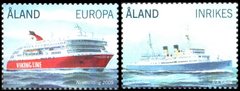 5 - Aland - 2009 - Passenger ferries - set of 2 stamps - MNH