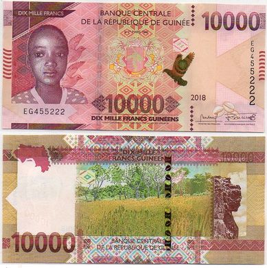 Гвинея - 10000 Francs 2018 - UNC