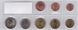 Німеччина - набір 8 монет 1 2 5 10 20 50 Cent 1 2 Euro 2002 - 2008 - #4 - aUNC