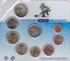 Slovakia - Mint set 8 coins 1 2 5 10 20 50 Cent 1 2 Euro + token 2011 - IIHF World Championship - in folder - UNC