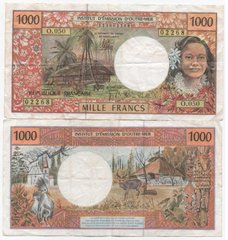 Французская Полинезия - 1000 Francs 1992 - 2013 - Pick 2L - VF