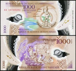 Вануату - 1000 Vatu 2014 - P. 13 - Polymer - UNC