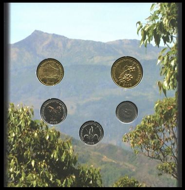 Тимор - річний набір 5 монет 1 5 10 25 50 Centavos 2003 - UNC