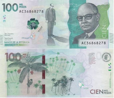 Colombia - 100000 Pesos 2019 - P. 463 - VF