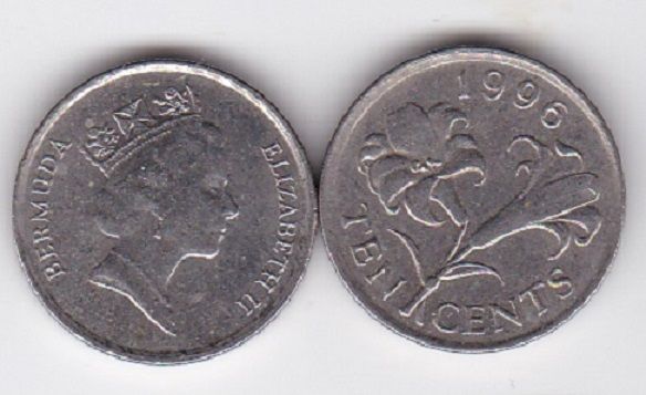 Bermuda - 10 Cents 1996 - VF