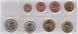 Германия - набор 8 монет 1 2 5 10 20 50 Cent 1 2 Euro 2002 - 2008 - #5 - aUNC