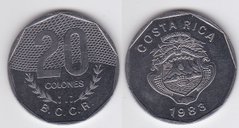 Коста-Рика - 20 Colones 1983 - VF+