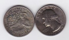 США - 1/4 Dollar 1976 - 200 років незалежності США - VF- / F