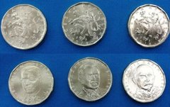 Чехия - набор 3 монеты 20 Korun 2019 comm. - UNC