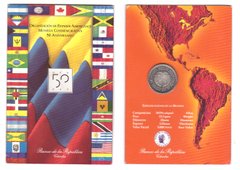 Колумбия - 5000 Pesos 1998 - 50 лет организации американских государств - в буклете - UNC