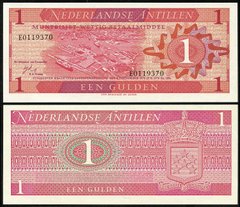 Нидерландские Антильские острова - 1 Gulden 1970 - P. 20a - aUNC / UNC