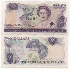 Нова Зеландія - 2 Dollars 1985 - Pick 170b - signature: Russell - VF