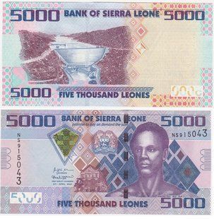 Сьерра-Леоне - 5000 Leones 2021 - P. 32 - UNC