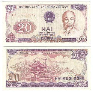 Вьетнам - 20 Dong 1985 - Pick 94(a1) - aUNC