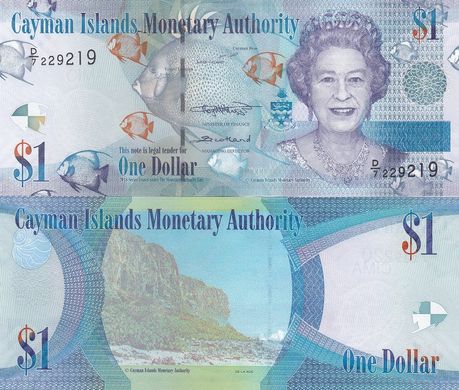 Кайманові Острови - 1 Dollar 2018 - Serie D/7 - UNC