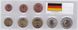 Німеччина - набір 8 монет 1 2 5 10 20 50 Cent 1 2 Euro 2003 - 2009 - #3 - aUNC