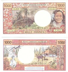 Французская Полинезия - 1000 Francs 1992 - 2013 - Pick 2a - UNC