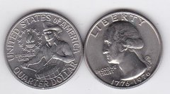 USA - 1/4 Dollar 1976 - 200 years of US independence  - VF+