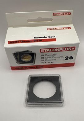 5030 - Капсула Etalonplus+, 26 мм - Упаковка 10 штук Quattro Black розмір 38&times;38 small