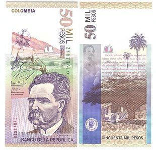 Colombia - 50000 Pesos 2002 - P. 455c - UNC