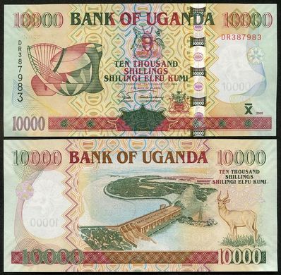 Уганда - 10000 Shillings 2005 - UNC