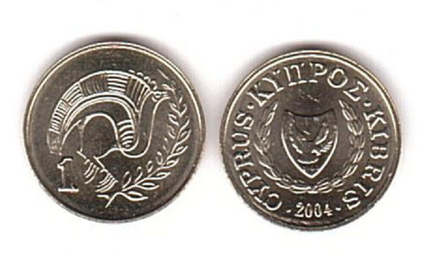 Cyprus - 1 Cent 2004 - UNC