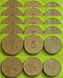 China - 5 pcs x set 3 coins - 1 + 5 Jiao + 1 Yuan 2019 - UNC