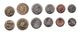 Нова Зеландія - 5 шт х набір 6 монет 5 10 20 50 Cents 1 2 Dollars 2000 - 2010 - UNC