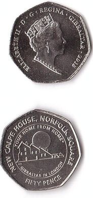 Gibraltar - 50 Pence 2018 - comm. - UNC