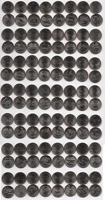 USA - set 56 coins x 1/4 ( Quarter ) Dollar 2010 - 2021 - US National Parks - UNC