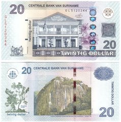 Suriname - 20 Dollars 2019 - Pick 164 - UNC