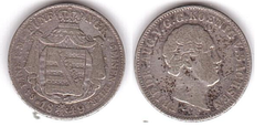 Германия / Saxony - 5 Neugroschen 1849 - F