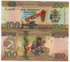 Соломоновы Острова / Соломоны - 100 Dollars 2017 - P. 36s - Specimen - UNC